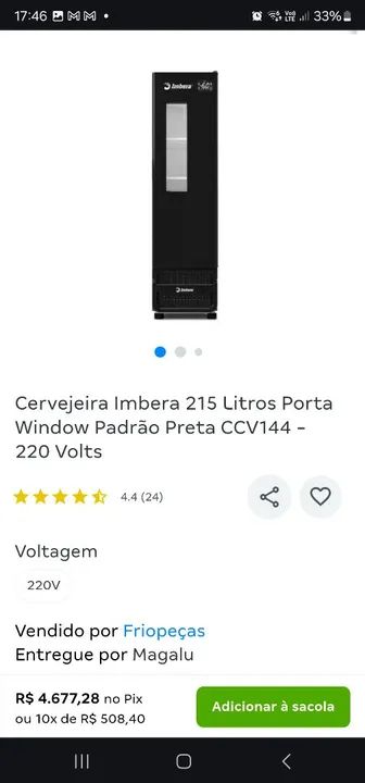 Cervejeira Imbera 215 Litros  - Foto 4