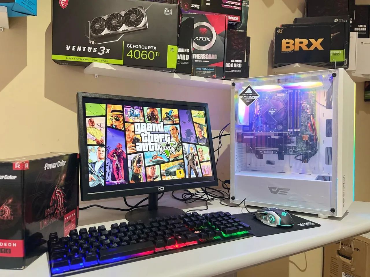 Pc gamer Novo completo Gta 5 RP Cod Warzone Csgo Resident Evil - Foto 2