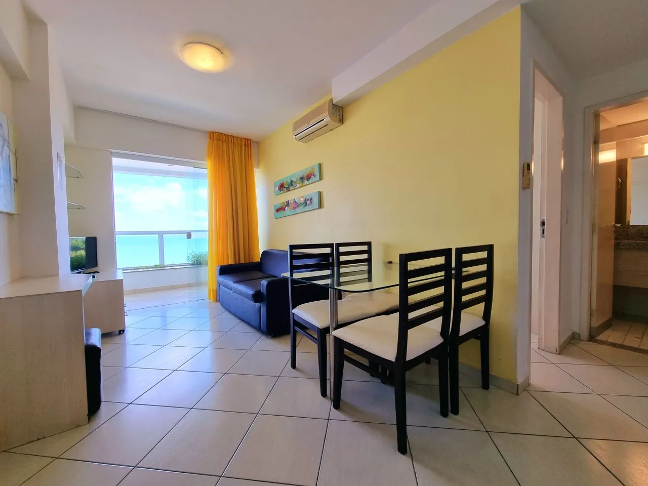 Flat mobiliado em Ponta Negra c/ linda vista para o mar - Foto 11