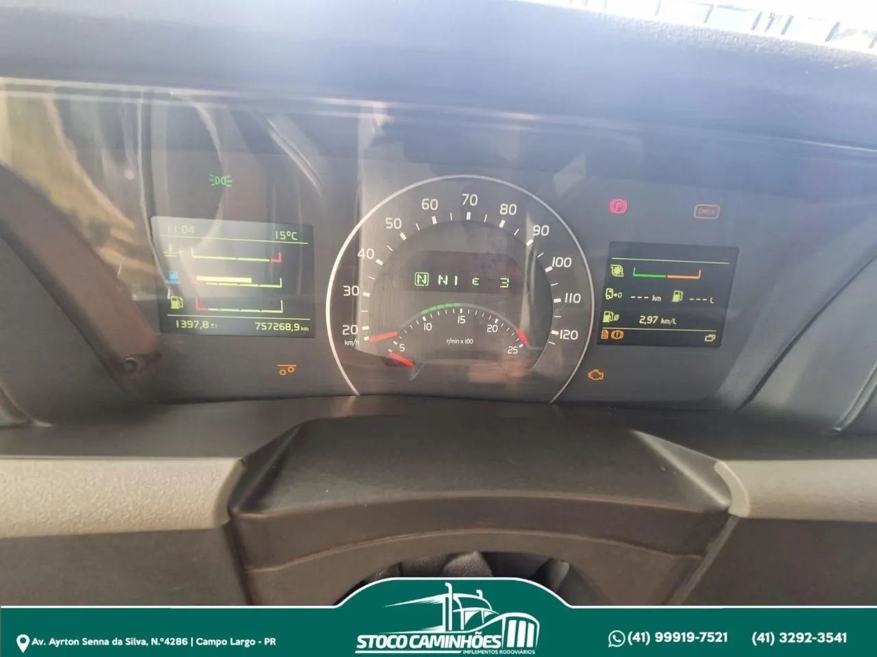 Volvo FH 500 Globetrotter, 6x2T, ano 2018, cambio automático, impecavel - Foto 15