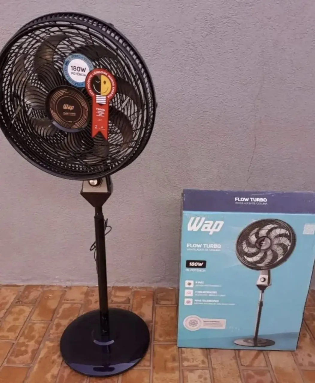 Ventilador de Coluna Wap Flow Turbo 180W