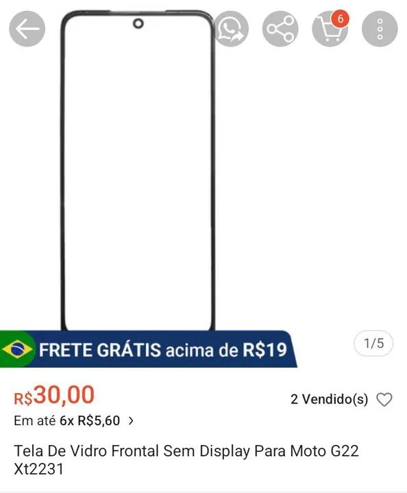 Tela de Moto G22 SEM DISPLAY  - Foto 3