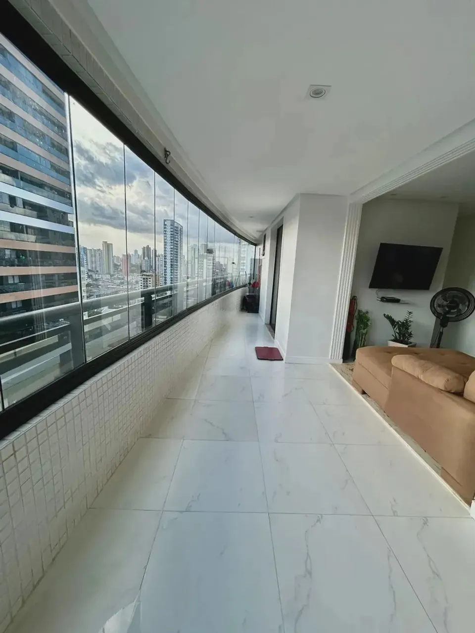 Way Batista Campos: Apartamento Mobiliado 85m³ 3 Quartos ( 1 Suíte) 1 Vg
