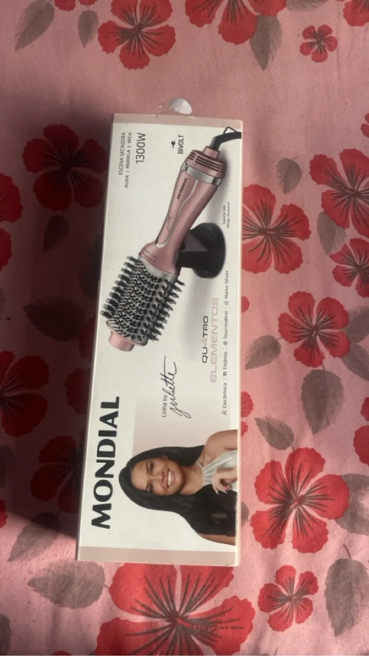 Escova Secadora Mondial 4 em 1 Juliette 1300W Bivolt