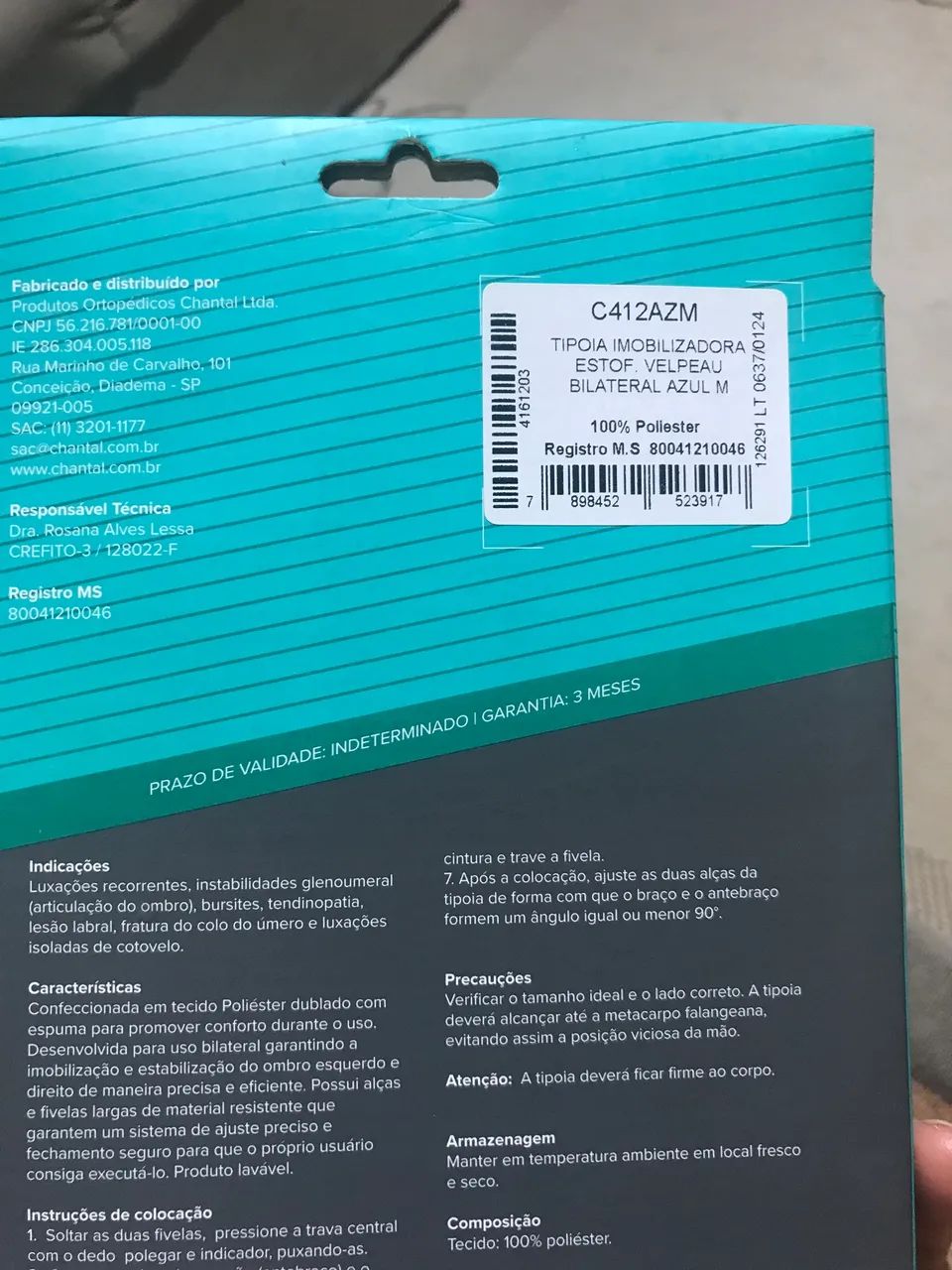 Velpeau Immobilizing Sling / Immobilizer / Size M64850323008257122