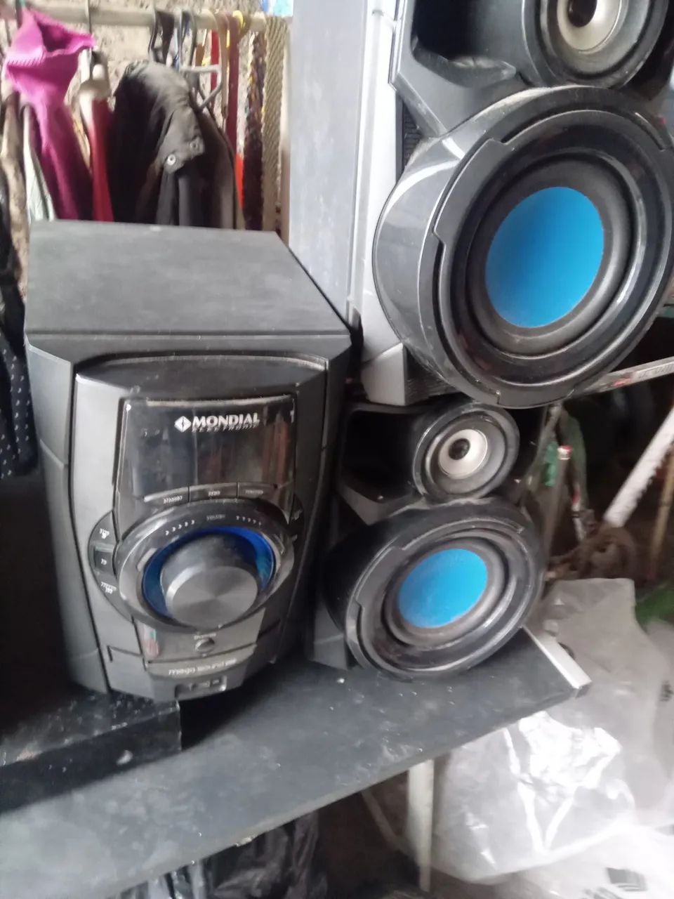 Micro sistem em perfeito estado, tudo funcionando perfeitamente 