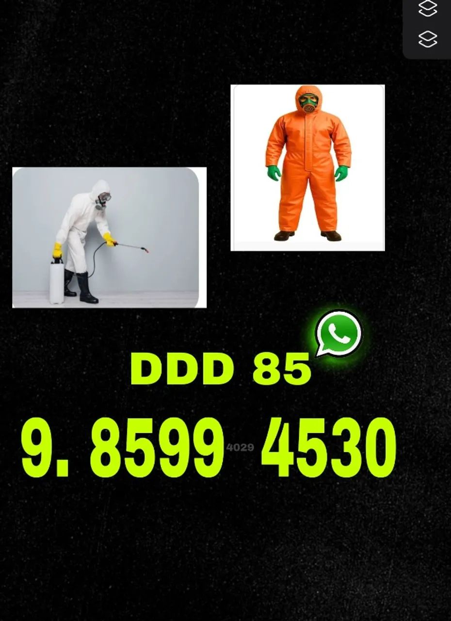 Dedetização Macacão para dedetização - EPI 