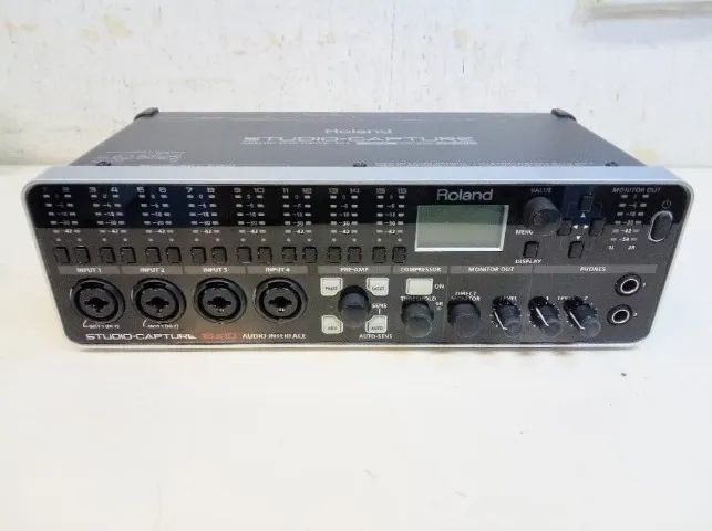 Placa De Som Roland Studio Capture Interface 16in X 10out 2u 