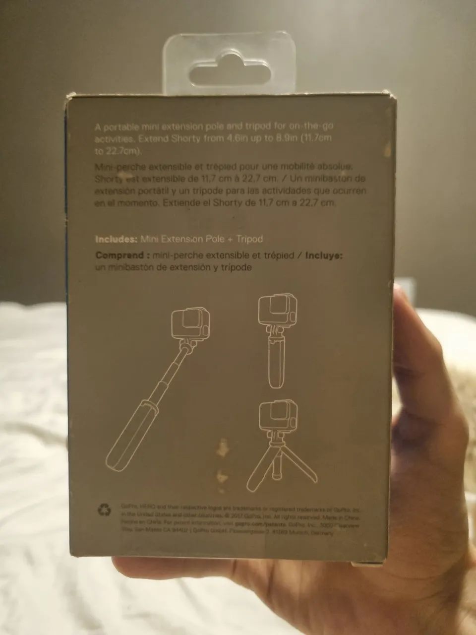 Minibastão Extensor e Tripé GoPro em Alumínio para Câmeras GoPro - Foto 2