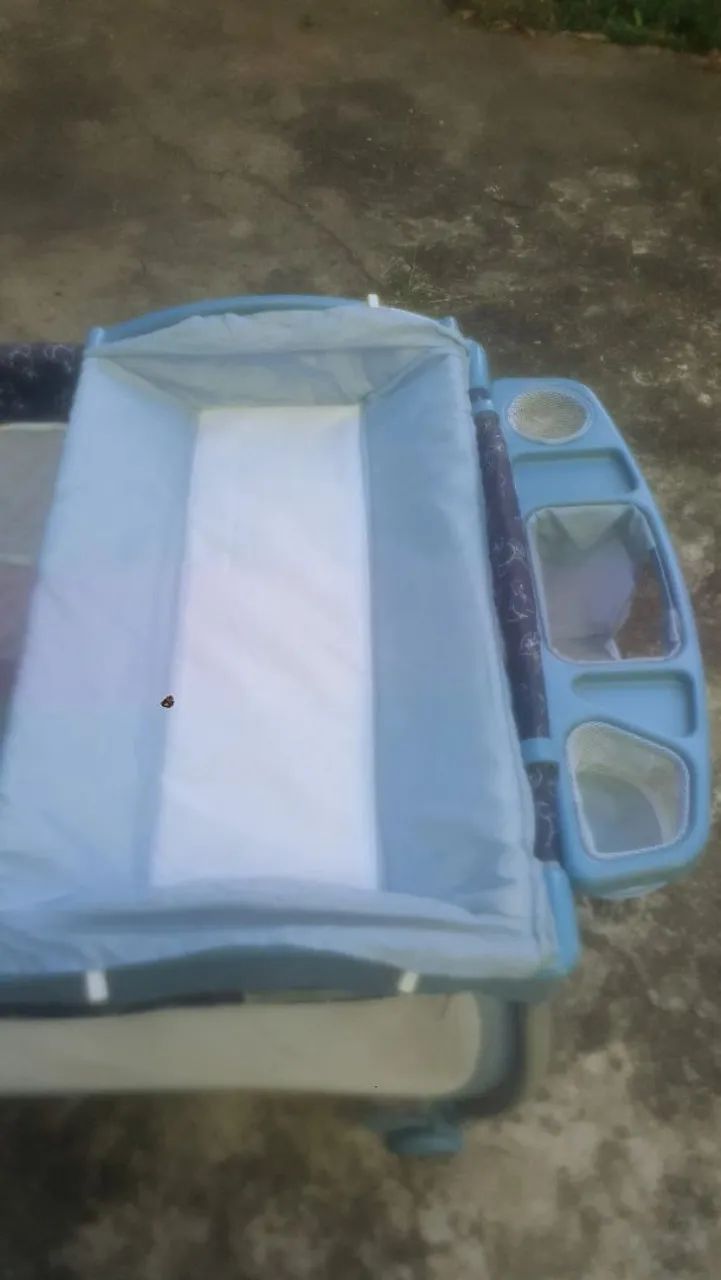 Berço Camping/ Portátil com Mosquiteiro, trocador e suporte. - Foto 4