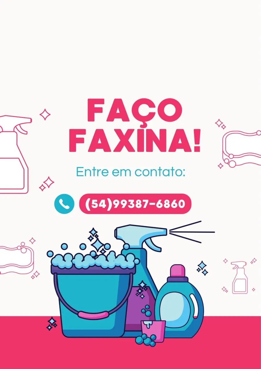 Faço faxina!