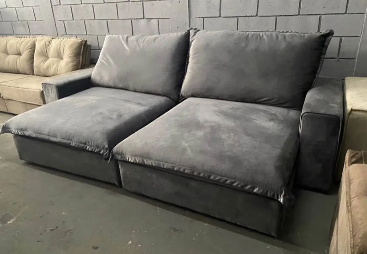 Sofá Retrátil e Reclinável 2.90m NOVO ( Direto da Fábrica ) - Foto 3