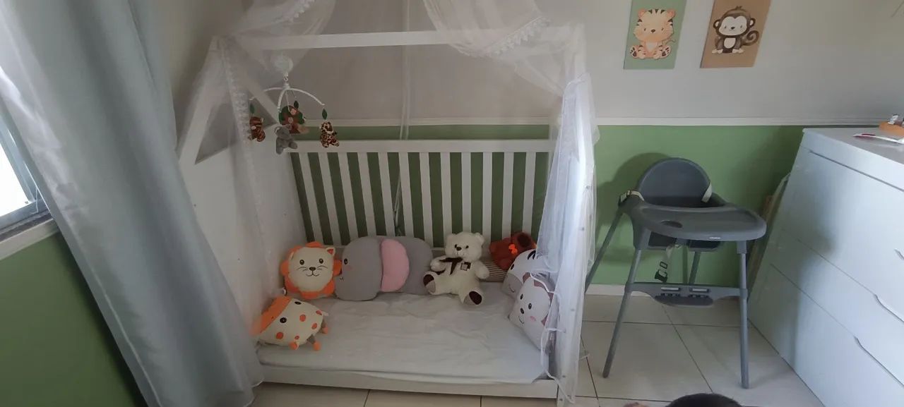 Vendo Berço Montessoriano com colchão e protetor  - Foto 4
