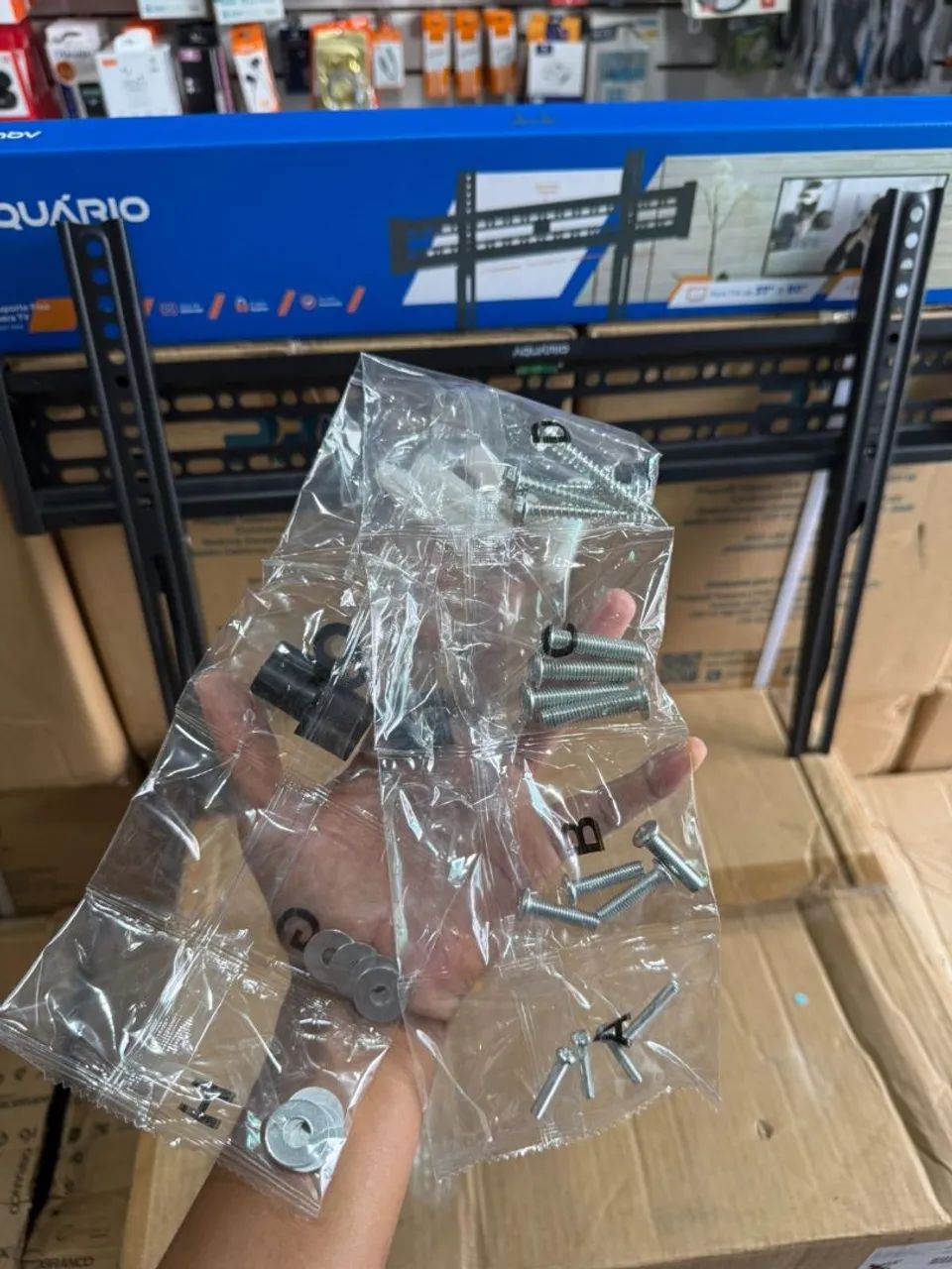 Suporte para TV fixo trilho - Foto 2