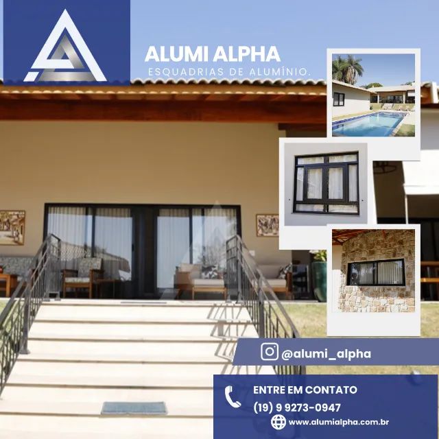 JANELAS DE ALUMÍNIO ALUMI ALPHA: Luz, Segurança e Modernidade para Seu Lar! PeçaOrçamento!