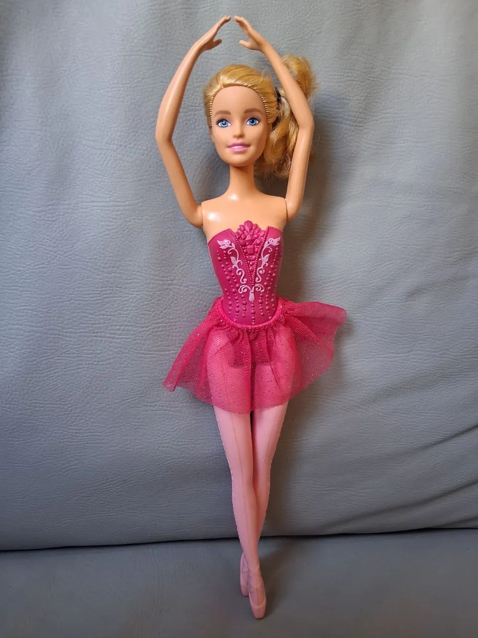 Boneca Bailarina Barbie Rosa - Foto 4