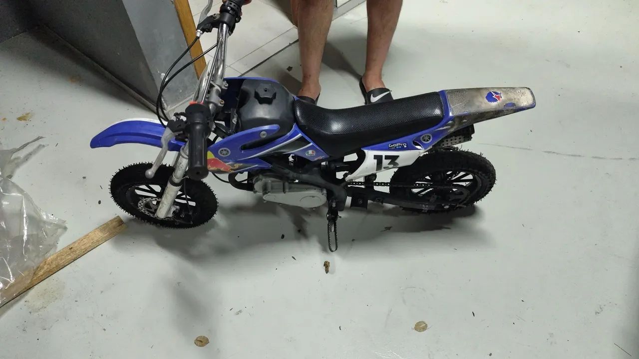 Mini moto trilha aro 8 - Foto 4