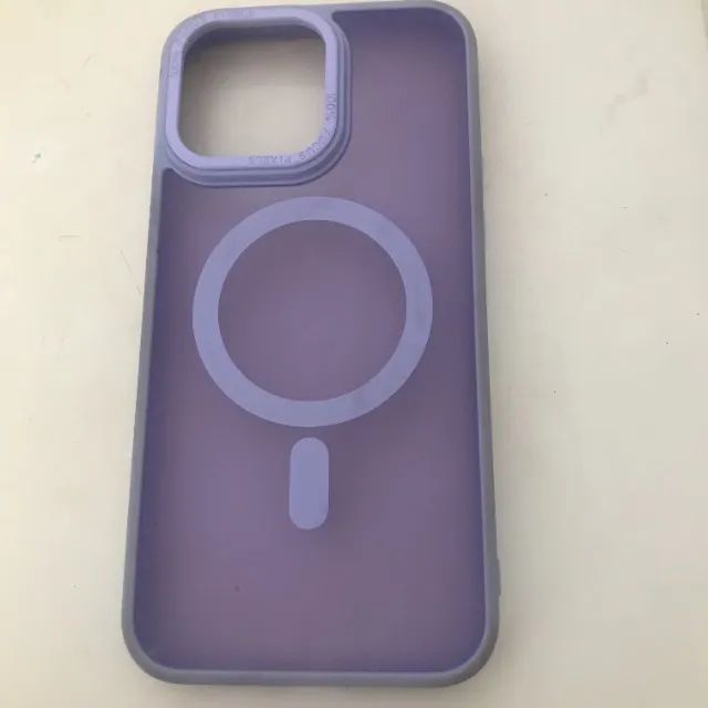 Case Capinha De Celular Para Iphone 15 Plus - Lilás - Transparência (Usado) - Foto 2