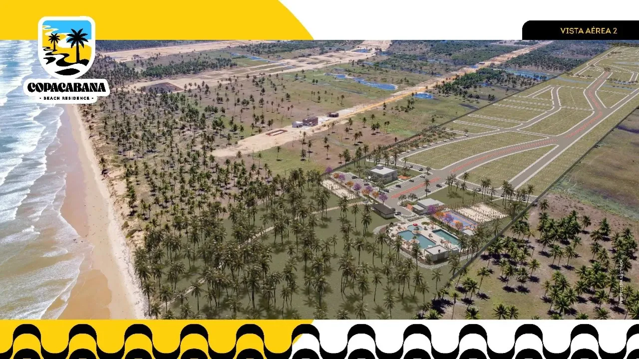 Lote no Condomínio Copacabana Beach Residence com 200m².