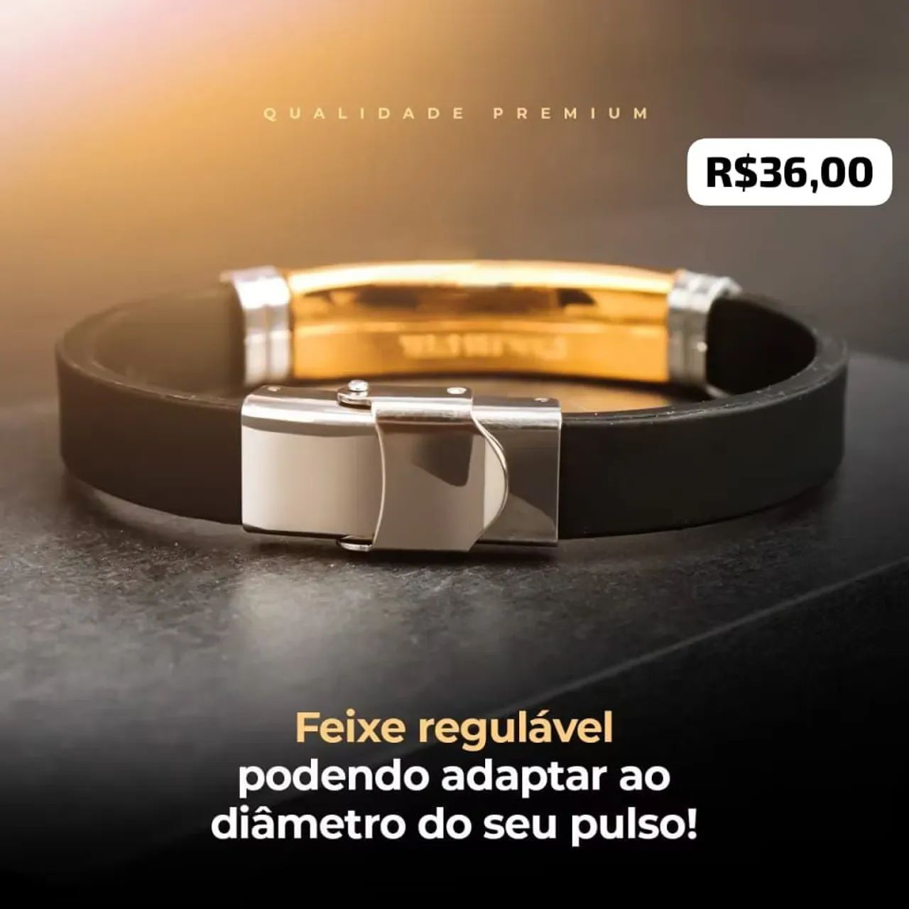 Pulseira Jesus em  Silicone - Foto 2