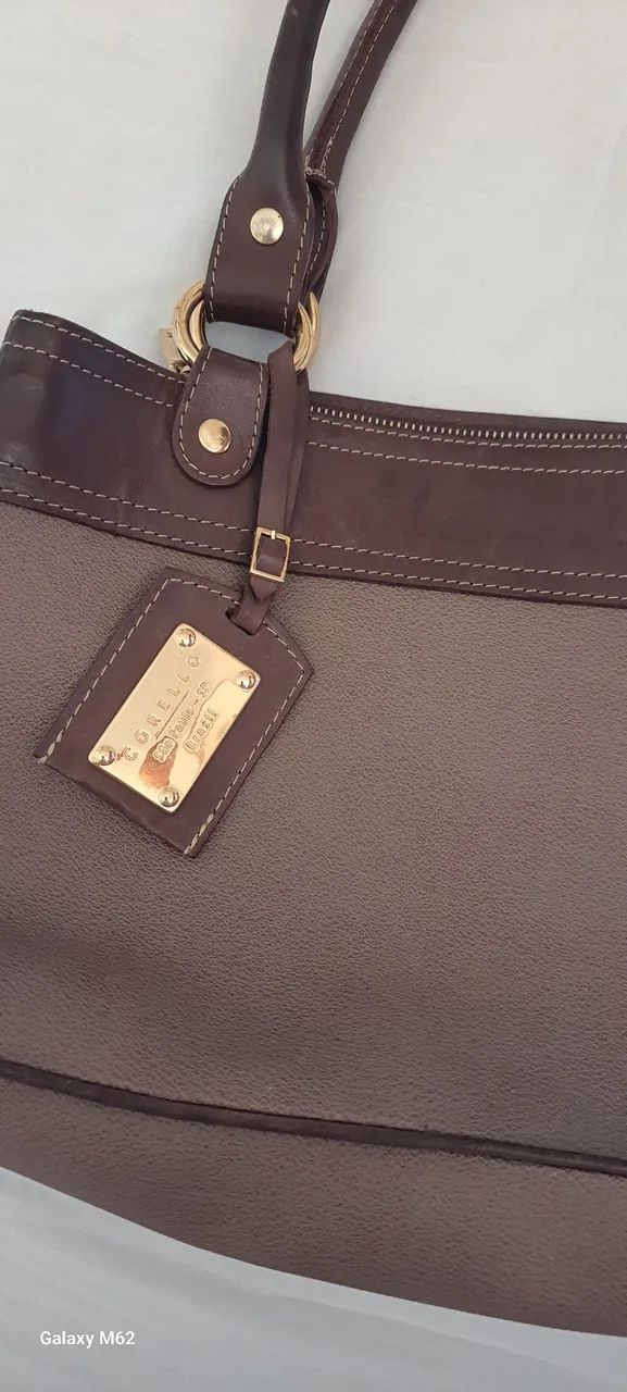 Bolsa de ombro , couro, marrom, Corello  - Foto 5