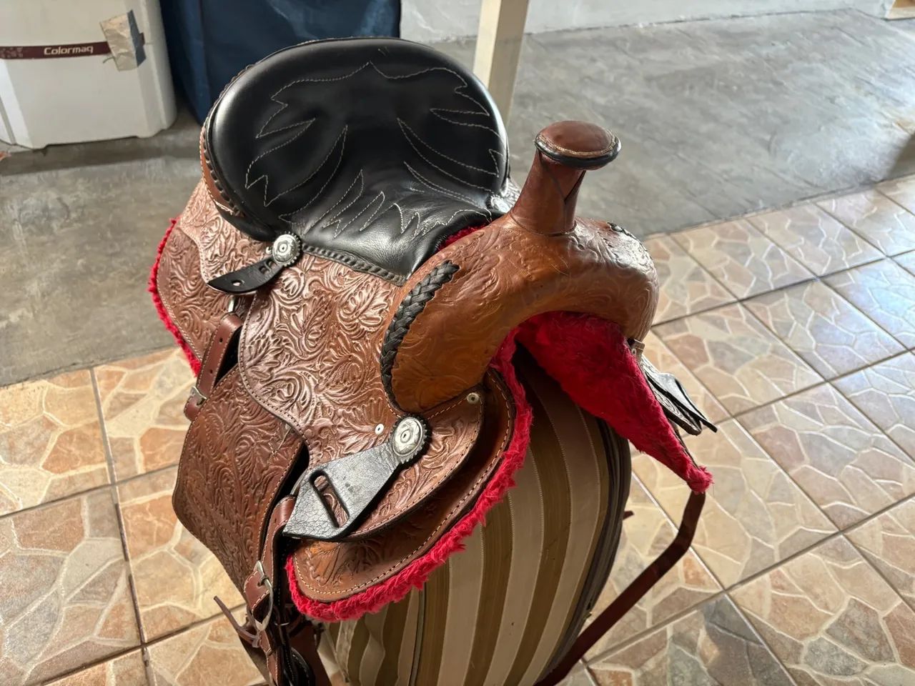 Sela de Montaria em Couro - Foto 2