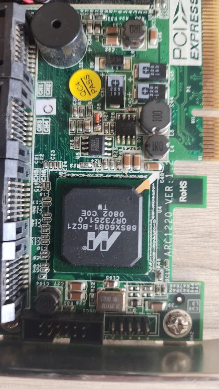 RAID Card ArecaPCIEx 8CHs ARC1220 - Foto 2