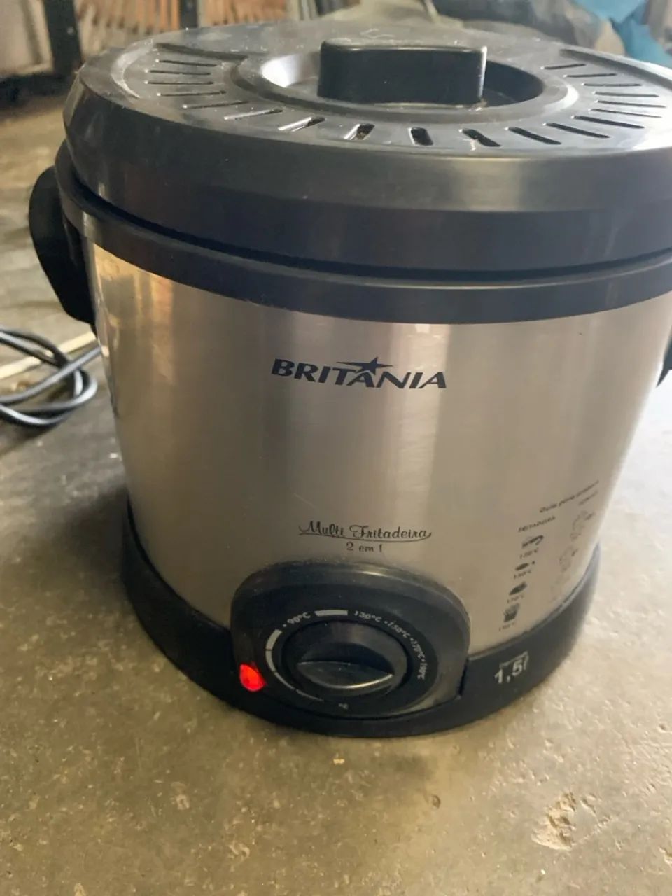 Fritadeira Elétrica Britânia 1,5 Litros 110V  - Foto 2