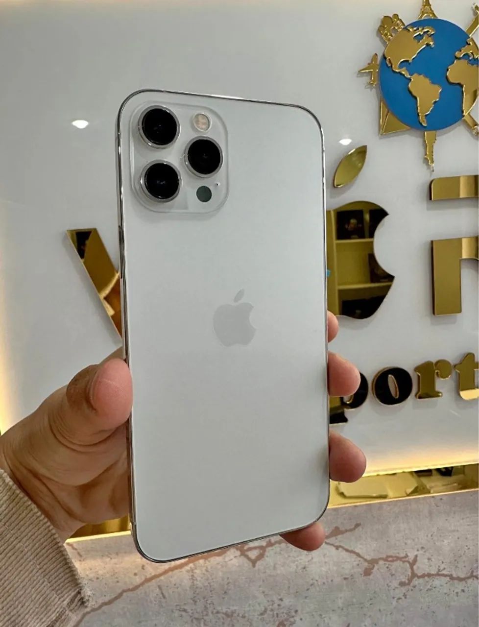 iPhone12 ProMax 256GB White 本体 iPhone 12 pro Max branco 256GB original - Celulares e Smartphones