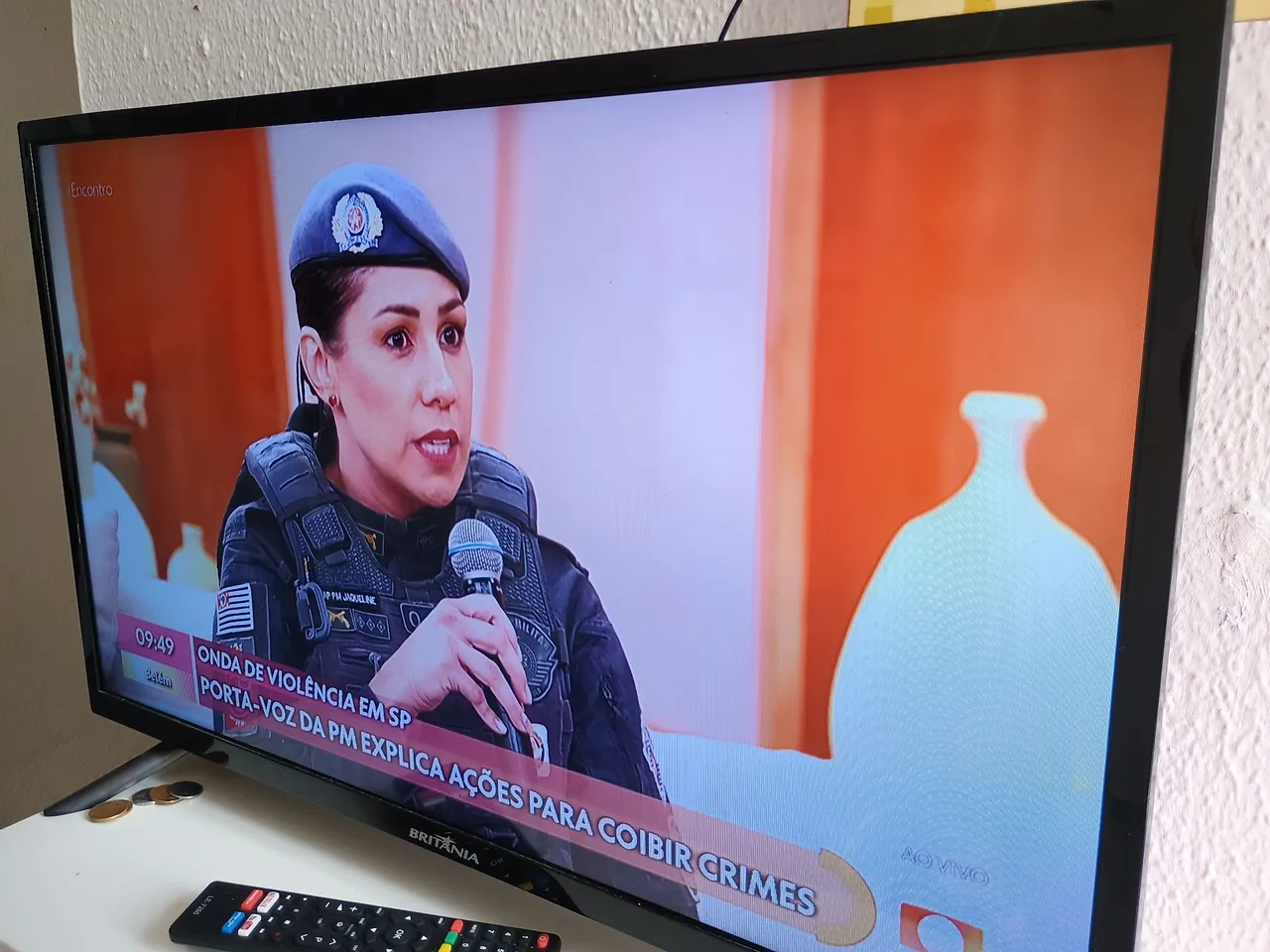 TV Britânia smart funcionando perfeitamente