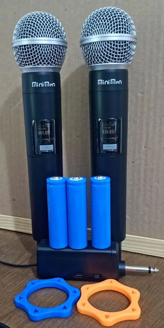 Microfone Sem Fio Profissional Duplo  - Foto 2