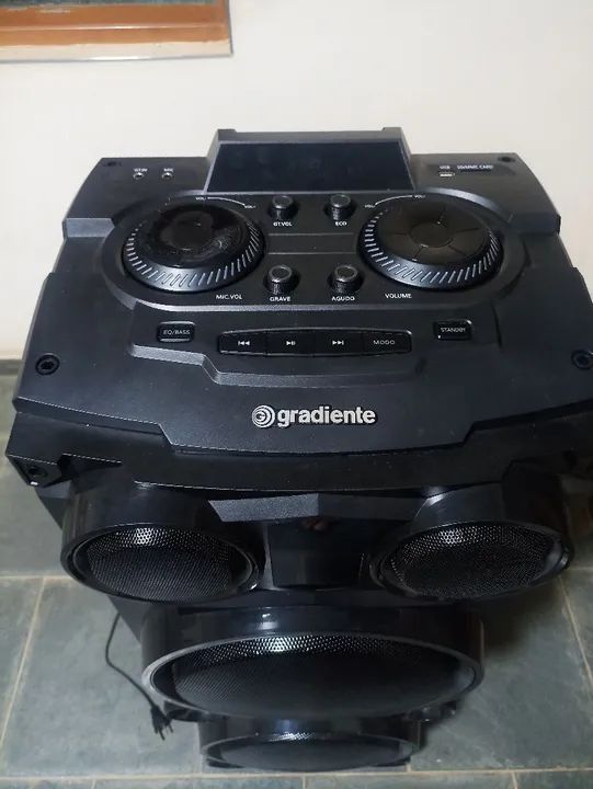 Som Gradiente GBD12 1800w RMS.  - Foto 3