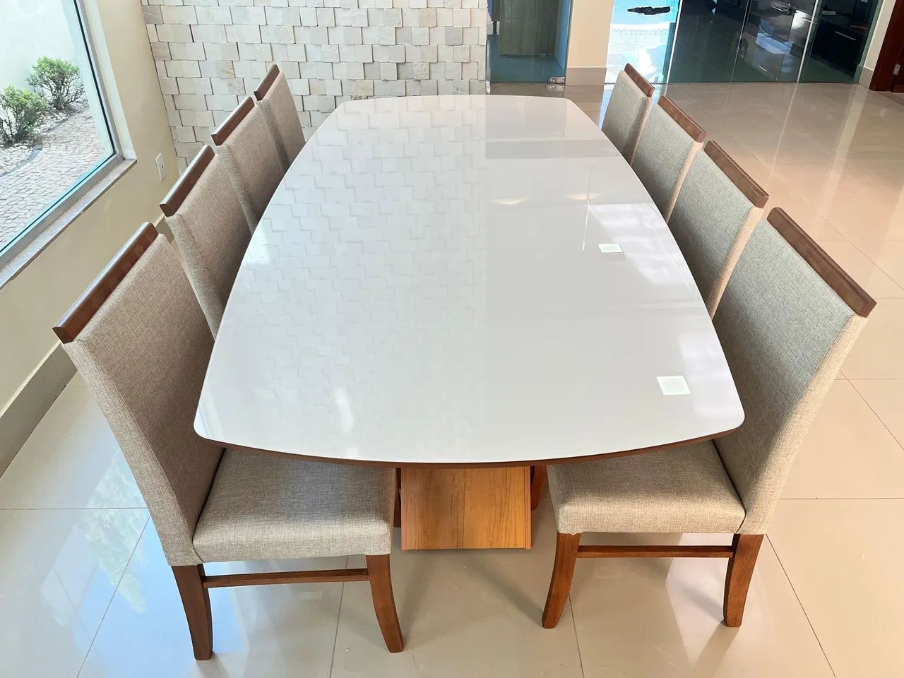 Mesa nova super resistente de madeira maciça  - Foto 5