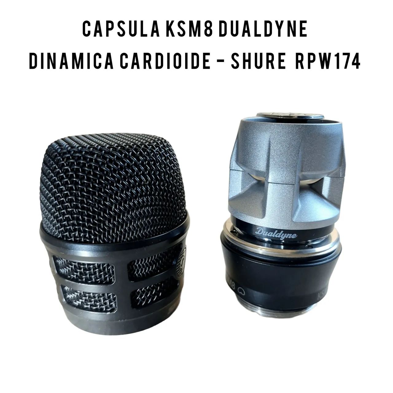 Microfone Original Shure Profissional QLXD24/KSM8 com TALKBACK  - Foto 6