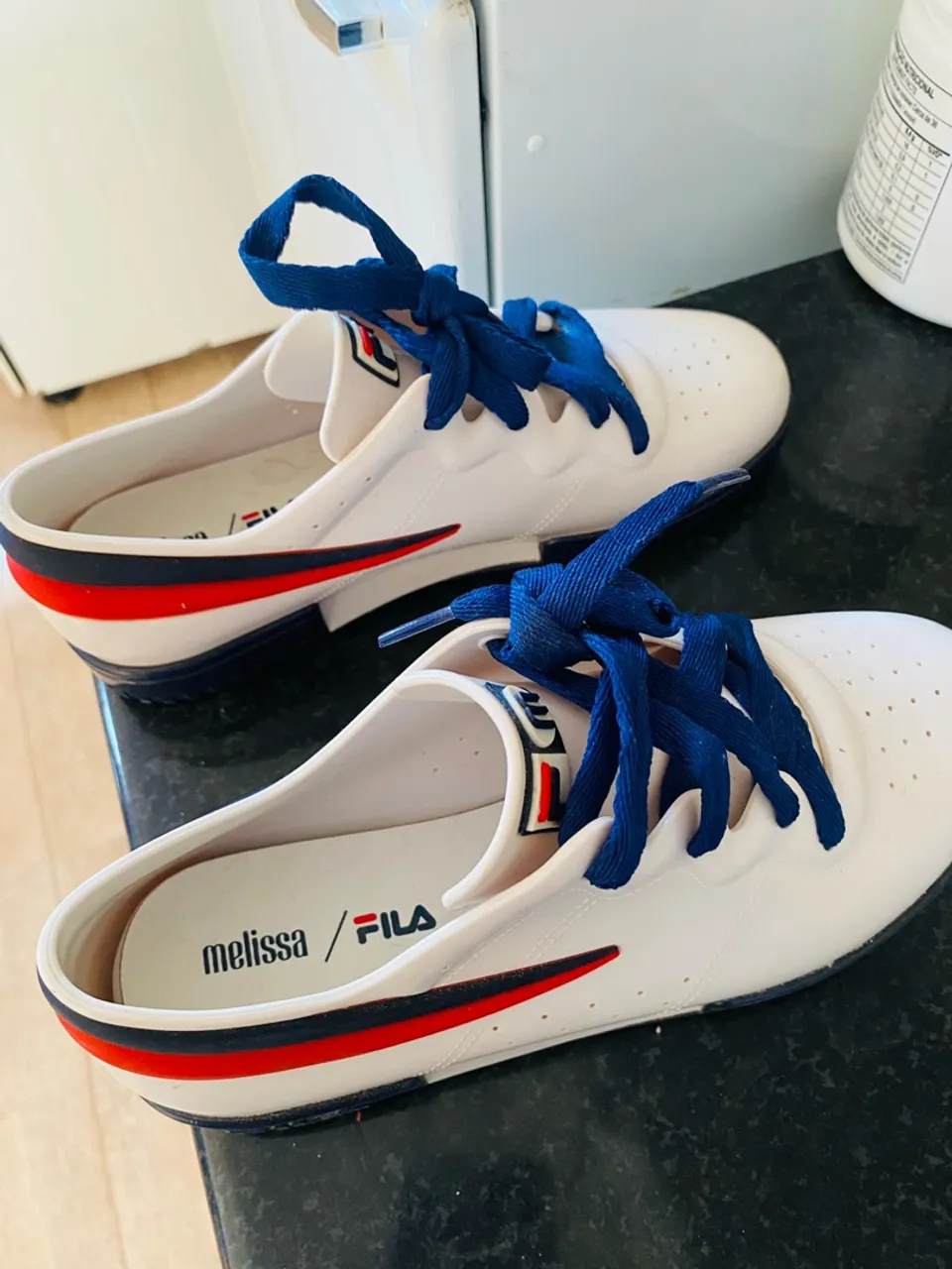 Tênis Melissa Fila Branco com Detalhes