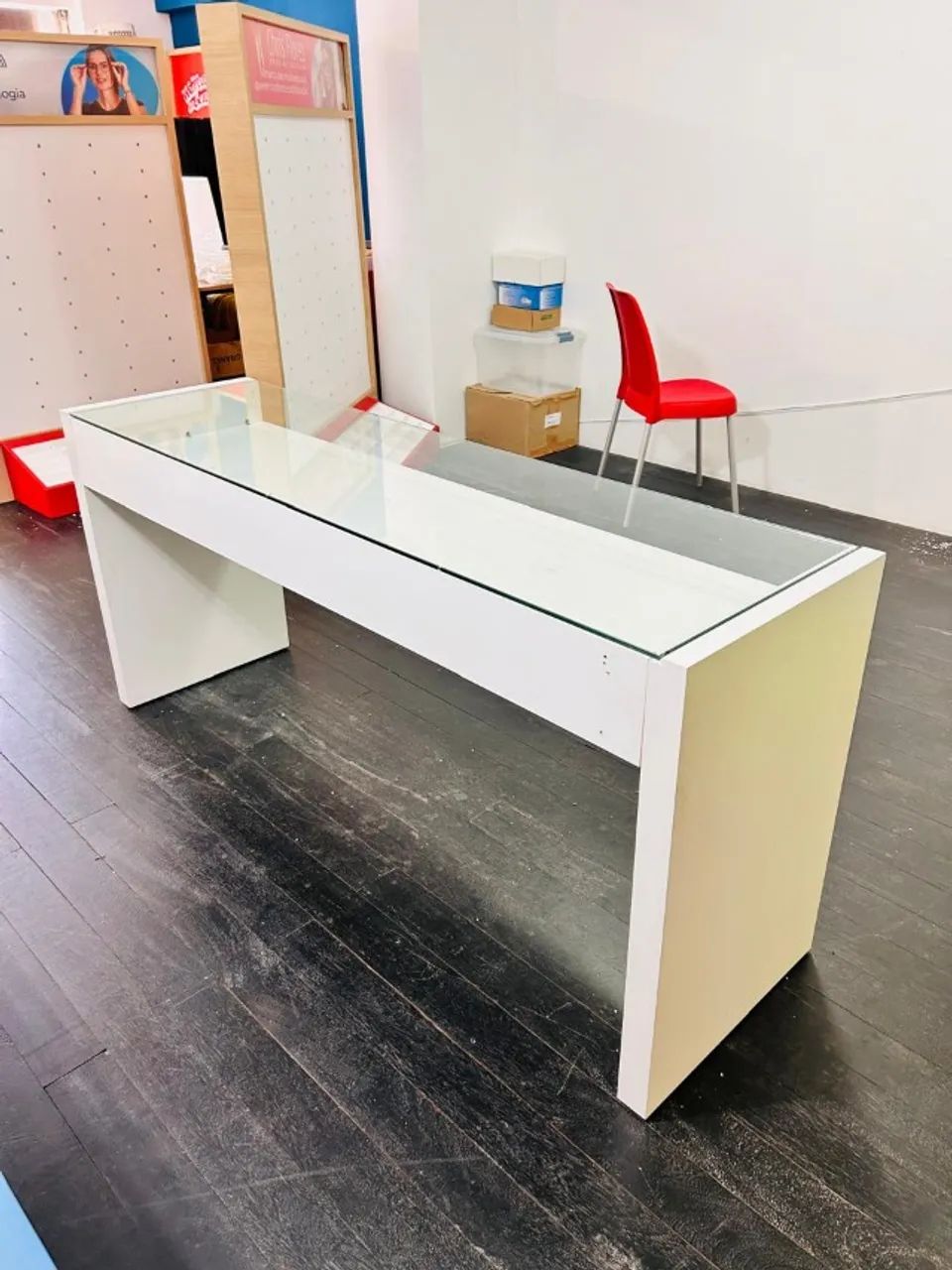 Mesa com tampo de vidro , Balcão - Foto 3