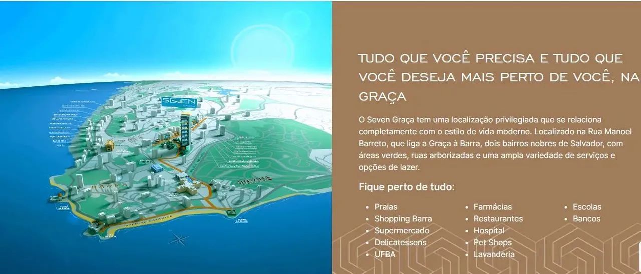 LANÇAMENTO SEVEN GRAÇA APARTAMENTO 1 quarto em Graça - Salvador - BA - Foto 2