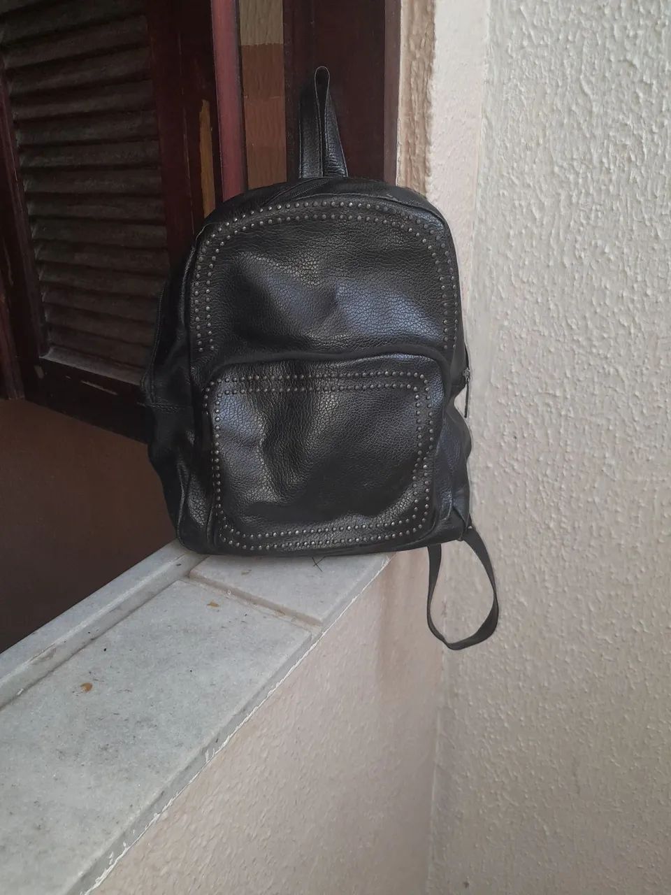 Mochila couro 