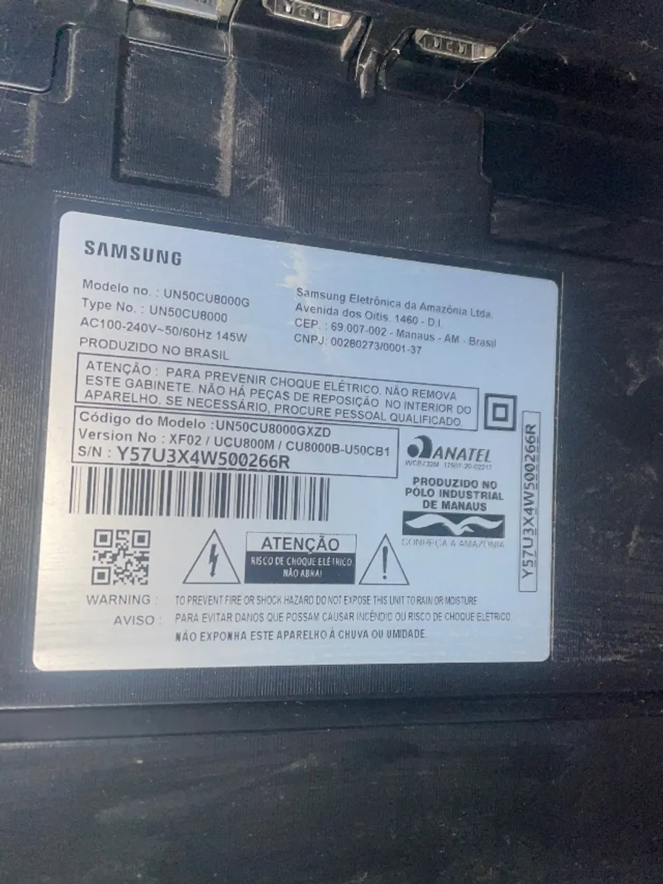 Tv para arrancar peças