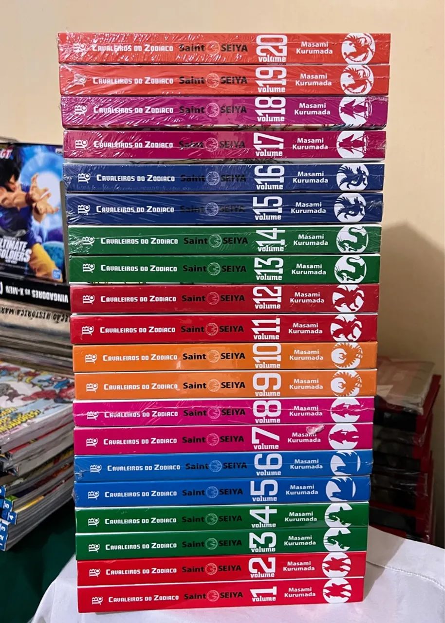 Cavaleiros do Zodíaco Saint Seiya Kanzenban 1 ao 20, do 4 ao 20