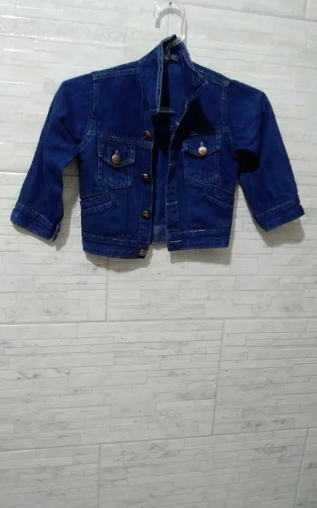 Jaqueta Jeans Infantil t3 pra hoje 
