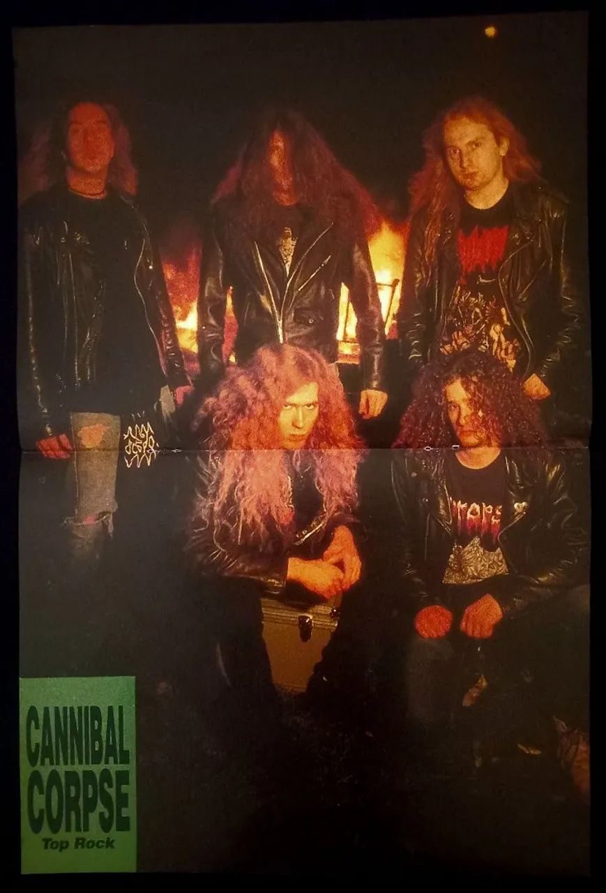 Lote 4 Posters Centrais Metal Thrash Death anos 80 e 90 - Foto 2
