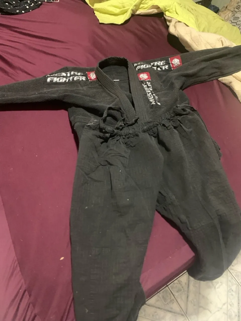 Kimono Jiu-Jitsu Fighter Preto