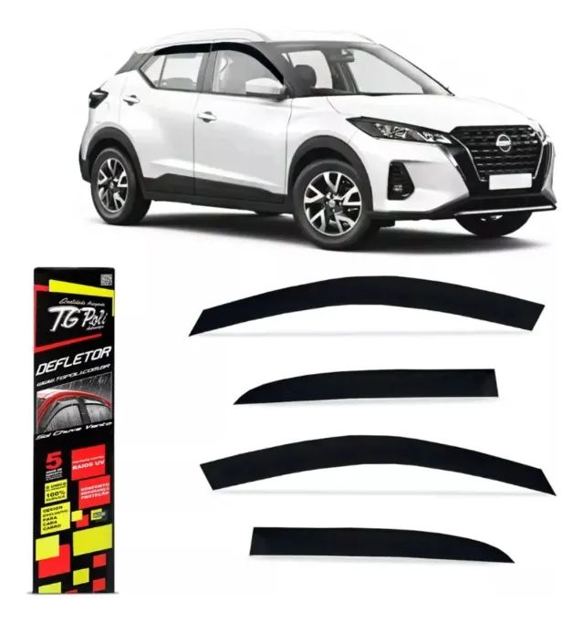 Calha De Chuva Defletor Nissan Kicks 2017 Á 2024 Tgpoli
