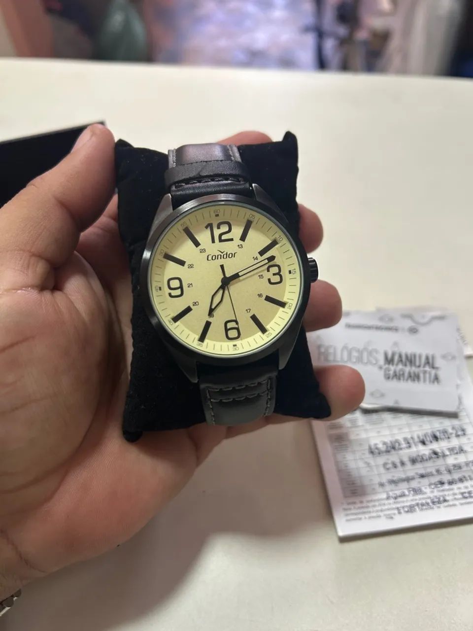 Relógio Condor Masculino - Pulseira em Couro - Foto 2