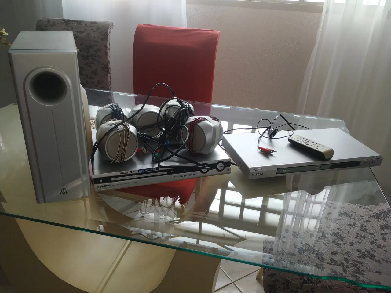 Home Theater Completo Gradiente e DVD Player Sony