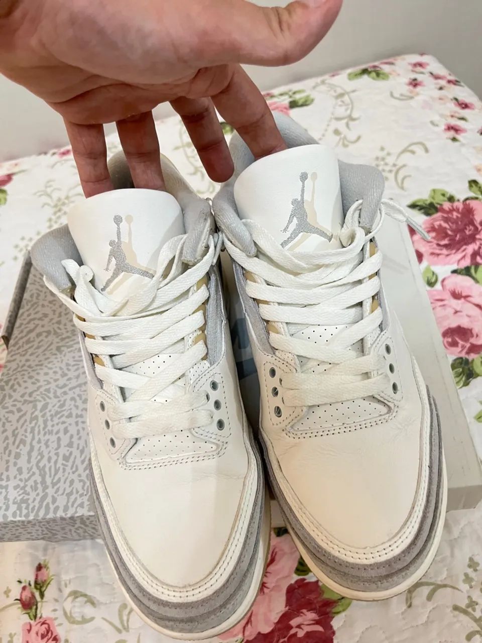 Tênis Nike Air Jordan 3 Craft Ivory - Foto 4