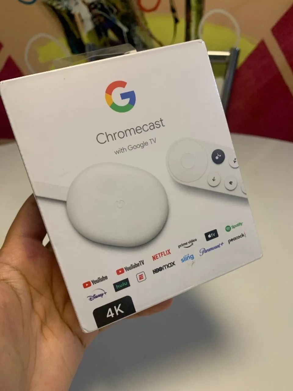 Chromecast ( Google TV) - 4K (nunca usado/Lacrado)