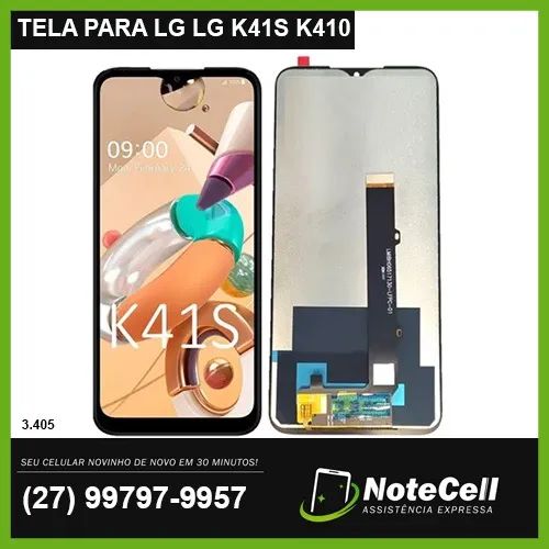 Tela Display Para Lg K41S Original Lmk410 Bmw Preto- Instalação Expressa Em 30 Minutos!