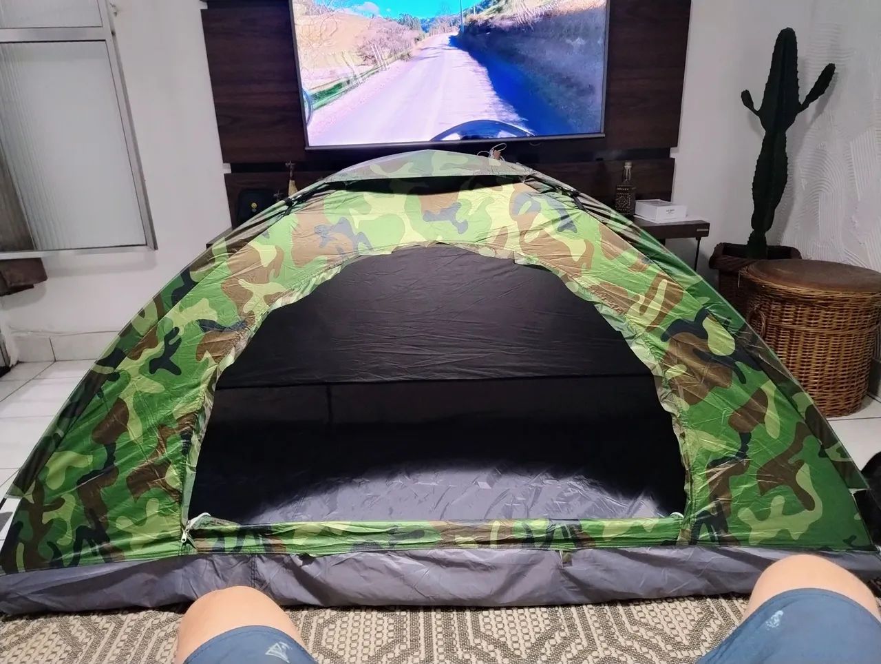 Barraca camping ultra leve 900 gramas. - Foto 2